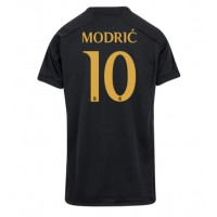 Camisa de Futebol Real Madrid Luka Modric #10 Equipamento Alternativo Mulheres 2023-24 Manga Curta